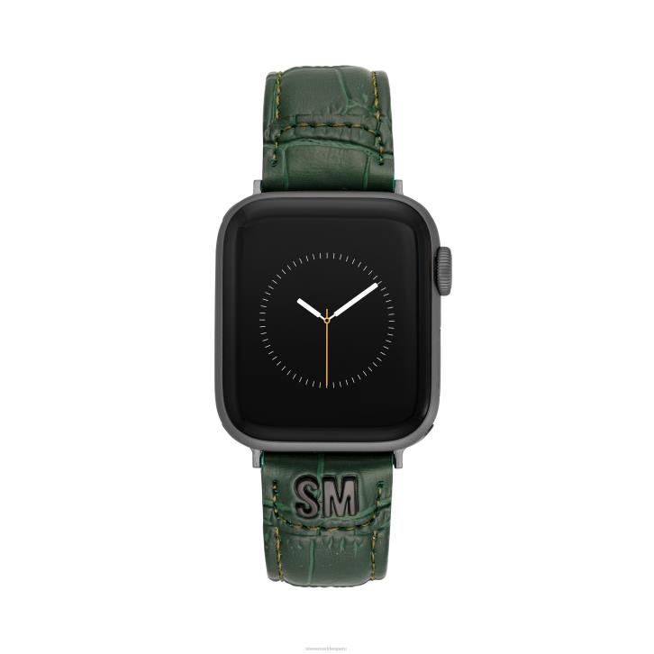 Steve Madden accesorio unisexo Correa de reloj texturizada Apple Watch 42-44 mm. 4DZJ838 verde