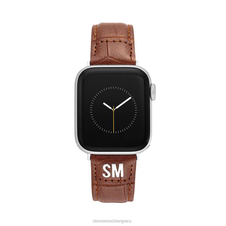 Steve Madden accesorio unisexo Correa de reloj texturizada Apple Watch 42-44 mm. 4DZJ847 marrón