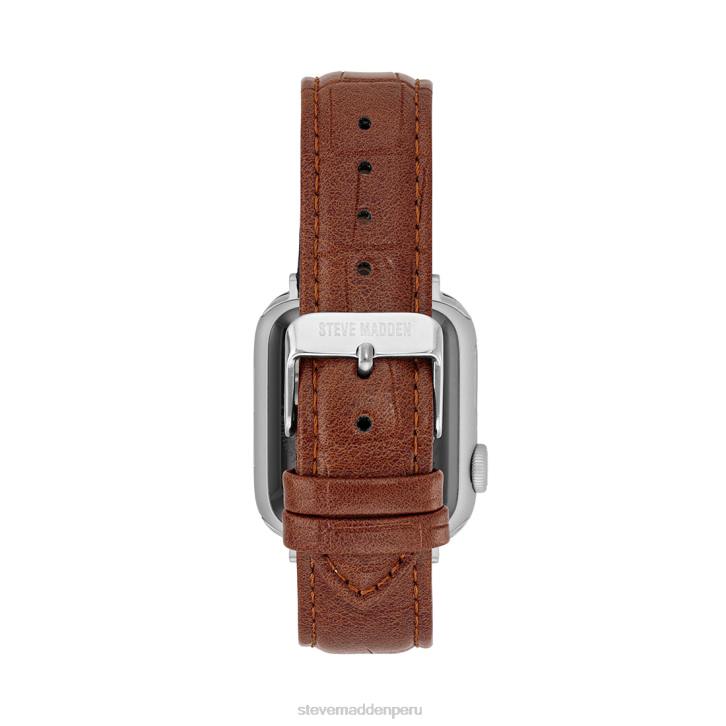 Steve Madden accesorio unisexo Correa de reloj texturizada Apple Watch 42-44 mm. 4DZJ847 marrón