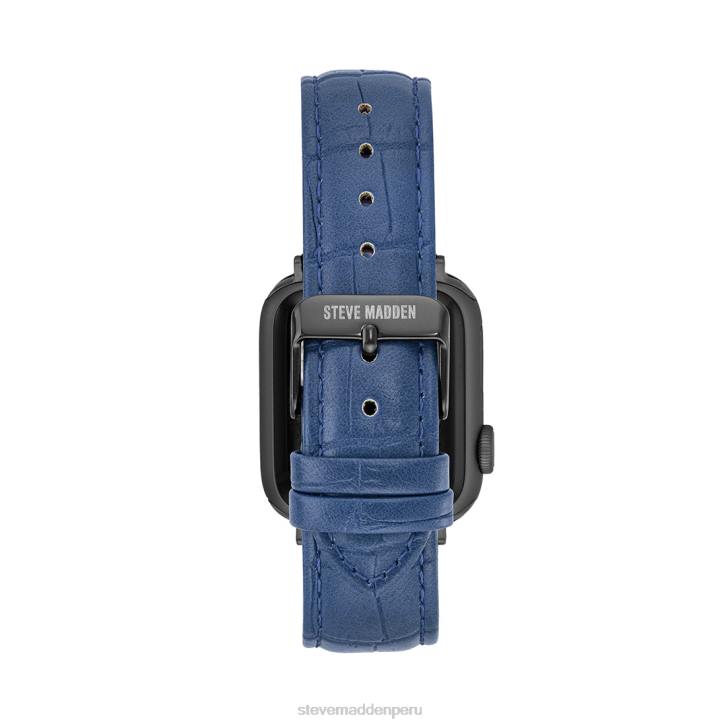 Steve Madden accesorio unisexo Correa de reloj texturizada Apple Watch 42-44 mm. 4DZJ852 azul