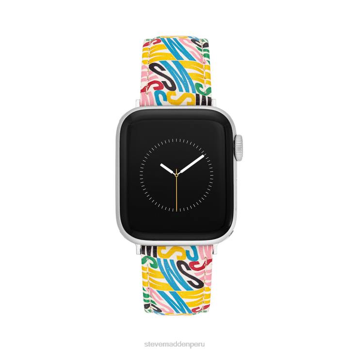 Steve Madden accesorio unisexo correa de reloj con logotipo de apple watch 38-40 mm 4DZJ858 multi
