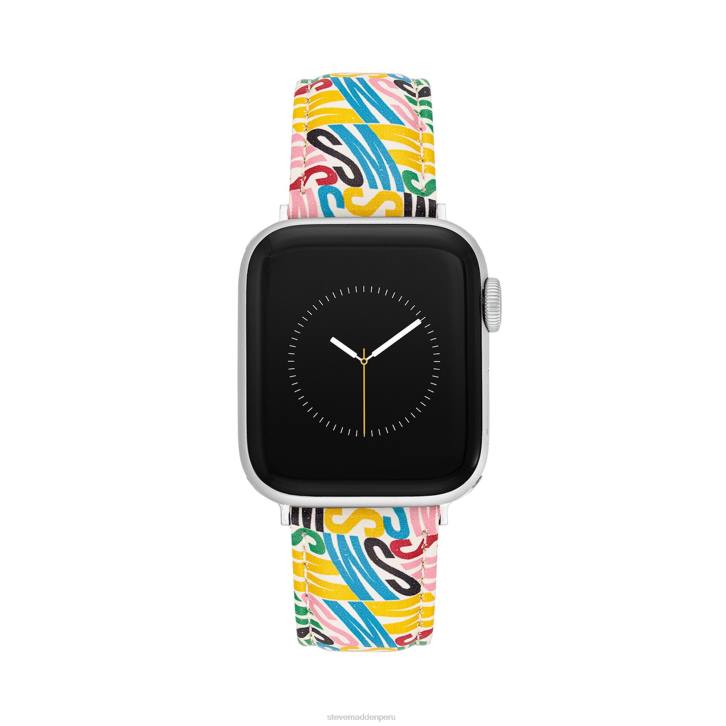 Steve Madden accesorio unisexo correa de reloj con logotipo de apple watch 42-44 mm 4DZJ857 multi