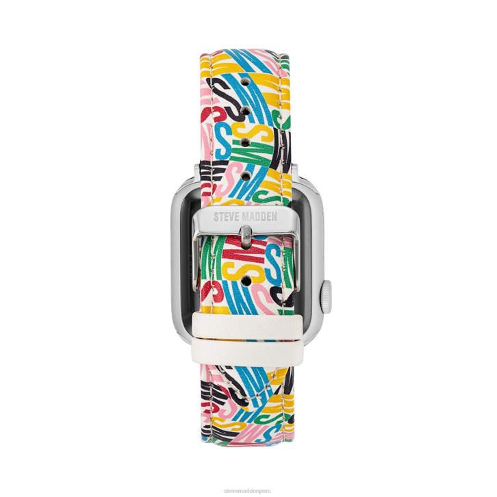 Steve Madden accesorio unisexo correa de reloj con logotipo de apple watch 42-44 mm 4DZJ857 multi