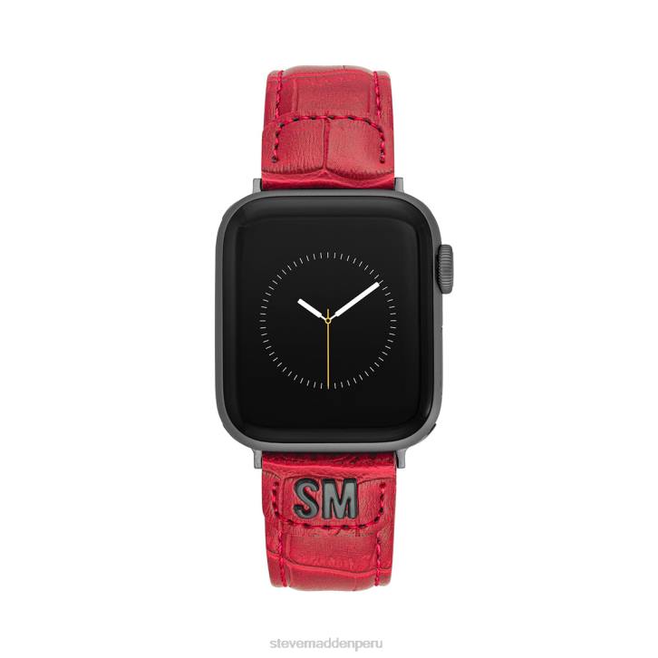 Steve Madden accesorio unisexo correa de reloj textu apple watch 38-40 mm 4DZJ850 rojo