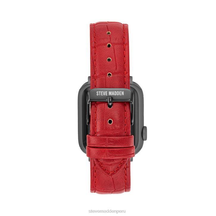 Steve Madden accesorio unisexo correa de reloj textu apple watch 42-44 mm 4DZJ849 rojo