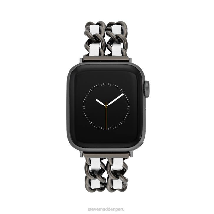 Steve Madden accesorio unisexo correa de reloj vinculada apple watch 38-40 mm 4DZJ854 blanco