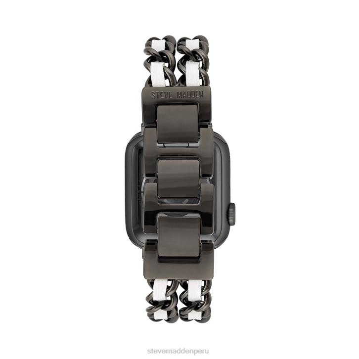 Steve Madden accesorio unisexo correa de reloj vinculada apple watch 38-40 mm 4DZJ854 blanco