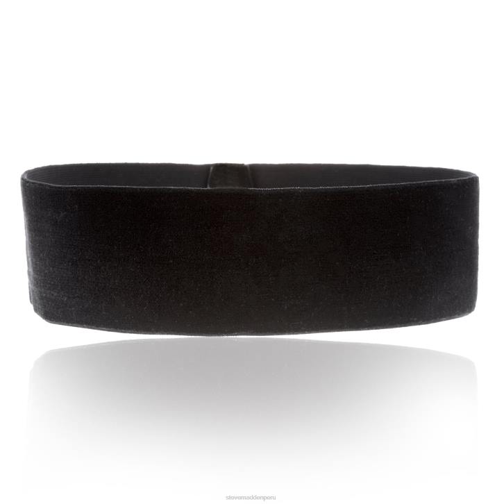 Steve Madden accesorio unisexo gargantilla ancha de terciopelo 4DZJ821 negro