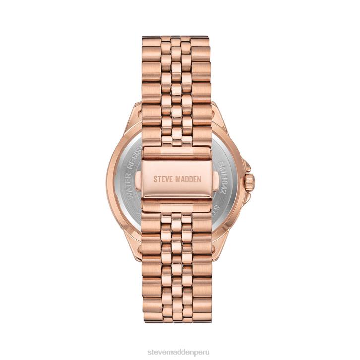 Steve Madden accesorio unisexo reloj clásico llamativo 4DZJ832 negro