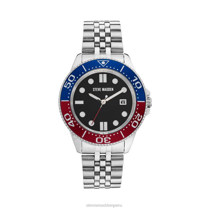 Steve Madden accesorio unisexo reloj clásico llamativo 4DZJ835 azul