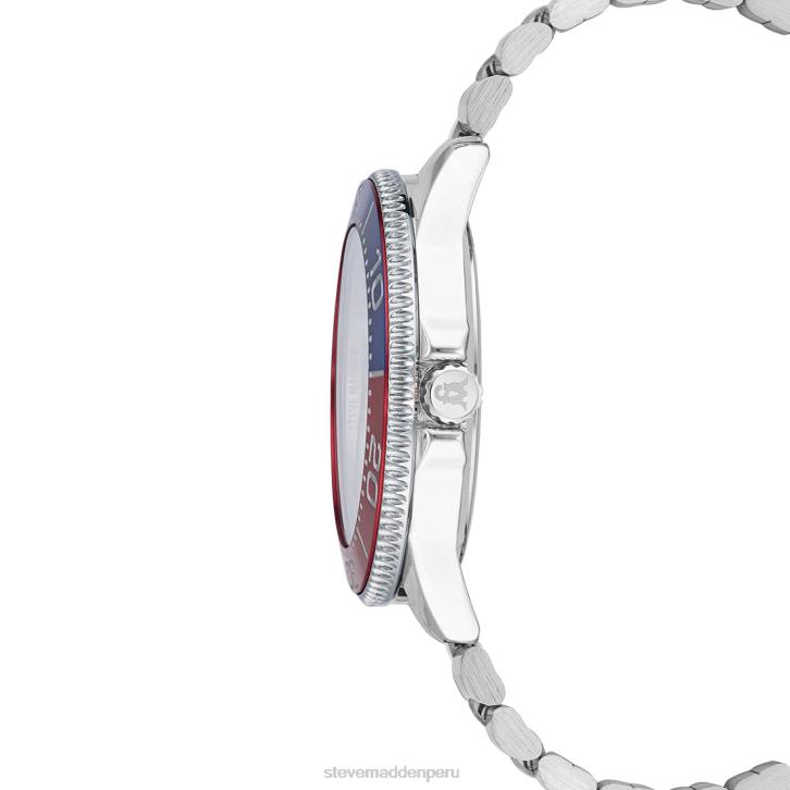 Steve Madden accesorio unisexo reloj clásico llamativo 4DZJ835 azul