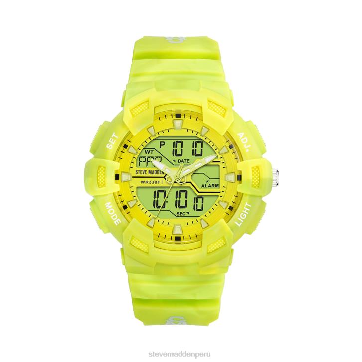 Steve Madden accesorio unisexo reloj deportivo extragrande teñido anudado 4DZJ828 cidra