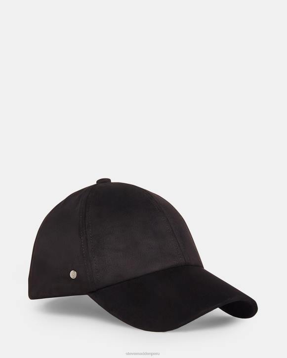 Steve Madden accesorio unisexo gorra de béisbol de gamuza sintética 4DZJ872 negro
