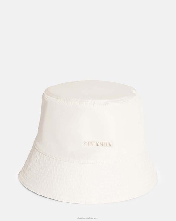Steve Madden accesorio unisexo sombrero de pescador de nailon 4DZJ867 blanquecino