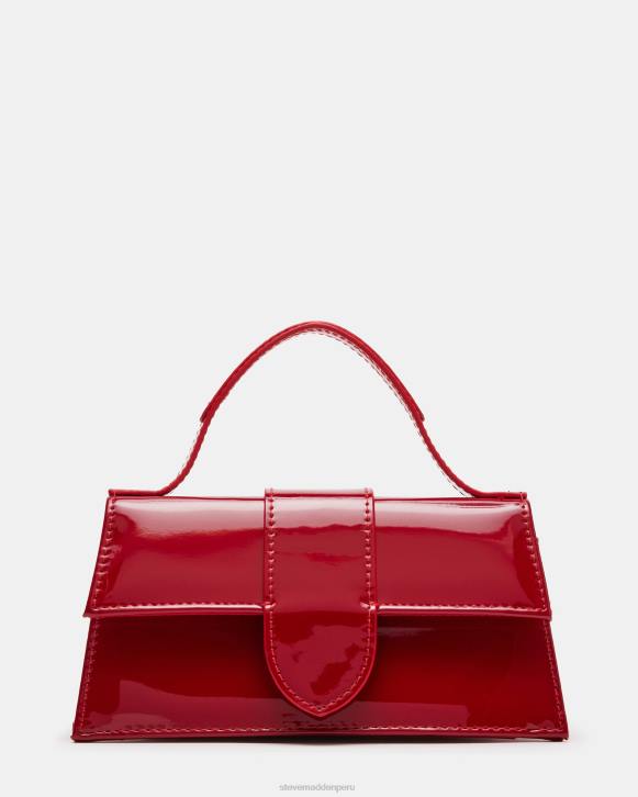 Steve Madden bolsa unisexo barlan 4DZJ427 charol rojo