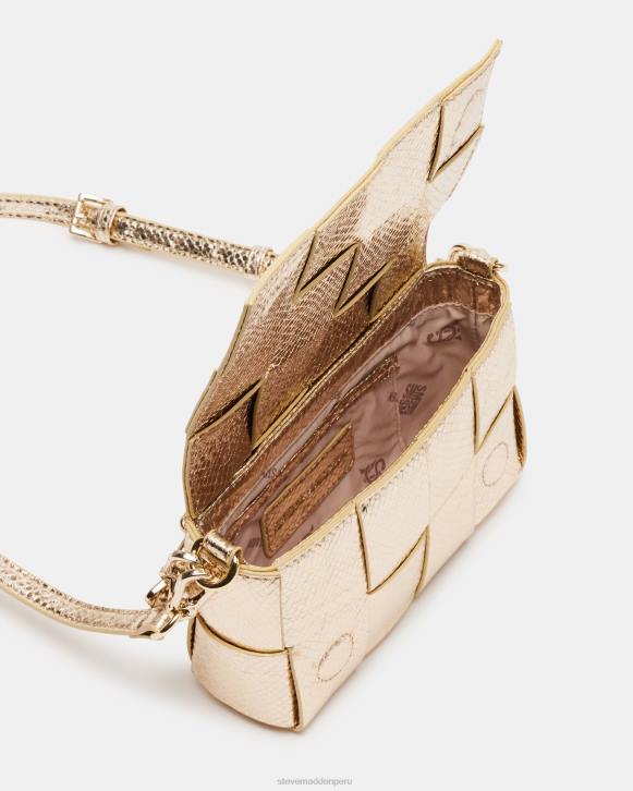 Steve Madden bolsa unisexo bmarvell 4DZJ421 serpiente de oro