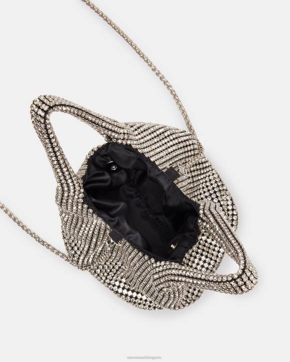 Steve Madden bolsa unisexo brillante 4DZJ423 pedrería
