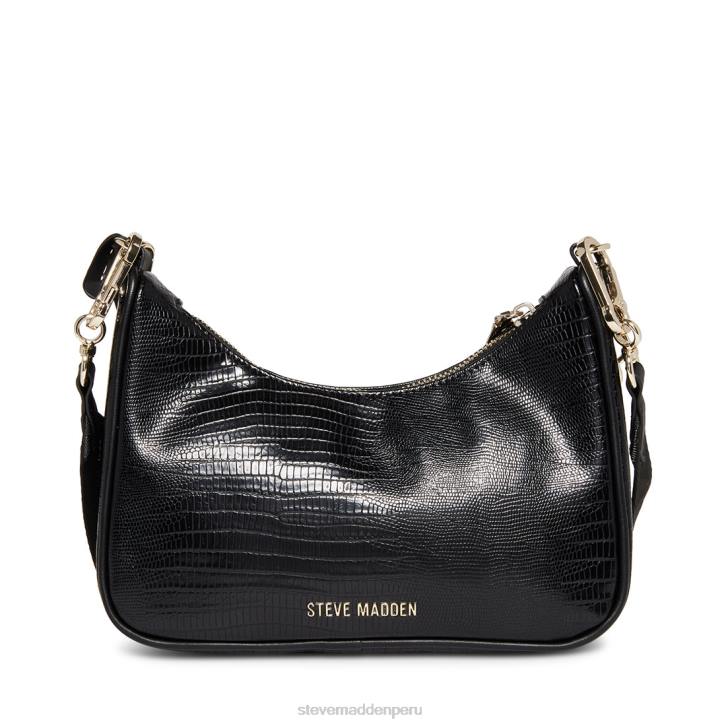 Steve Madden bolsa unisexo lagarto vital 4DZJ409 negro