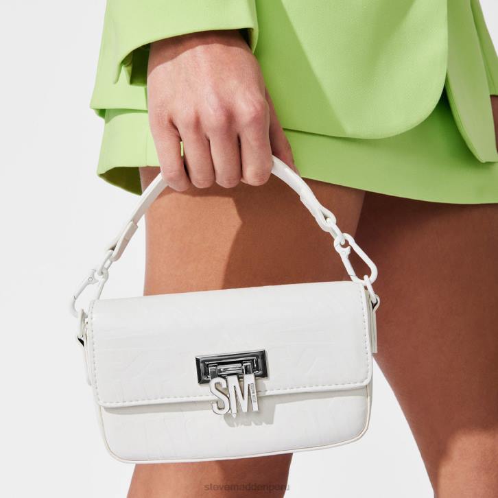 Steve Madden bolsa unisexo montaña rusa 4DZJ397 blanco