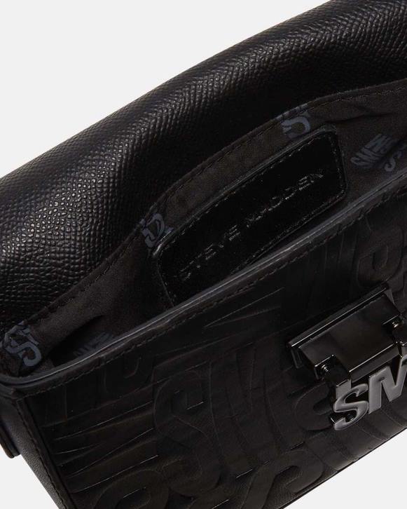 Steve Madden bolsa unisexo montaña rusa 4DZJ406 negro