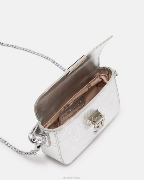 Steve Madden bolsa unisexo montaña rusa 4DZJ408 plata