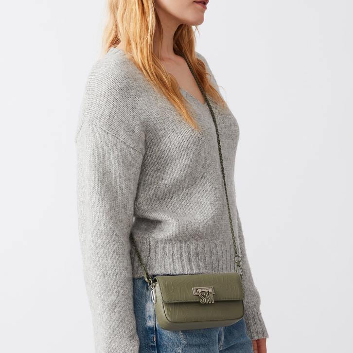 Steve Madden bolsa unisexo montaña rusa 4DZJ418 aceituna