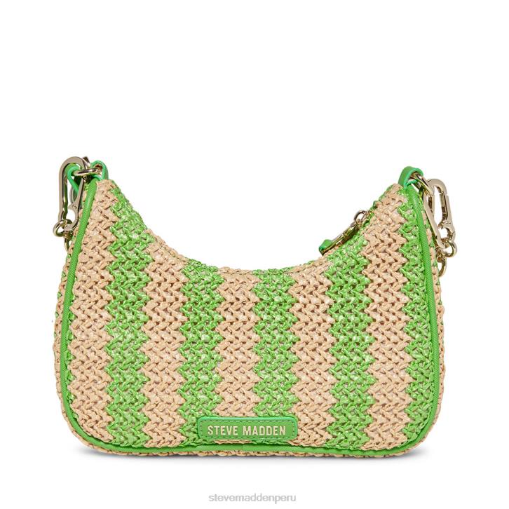 Steve Madden bolsa unisexo rafia bvital 4DZJ415 verde