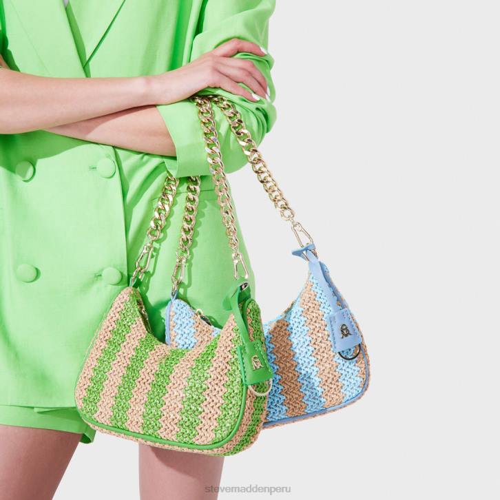 Steve Madden bolsa unisexo rafia bvital 4DZJ415 verde
