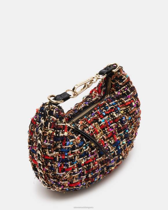 Steve Madden bolsa unisexo tweed negro 4DZJ367 multi