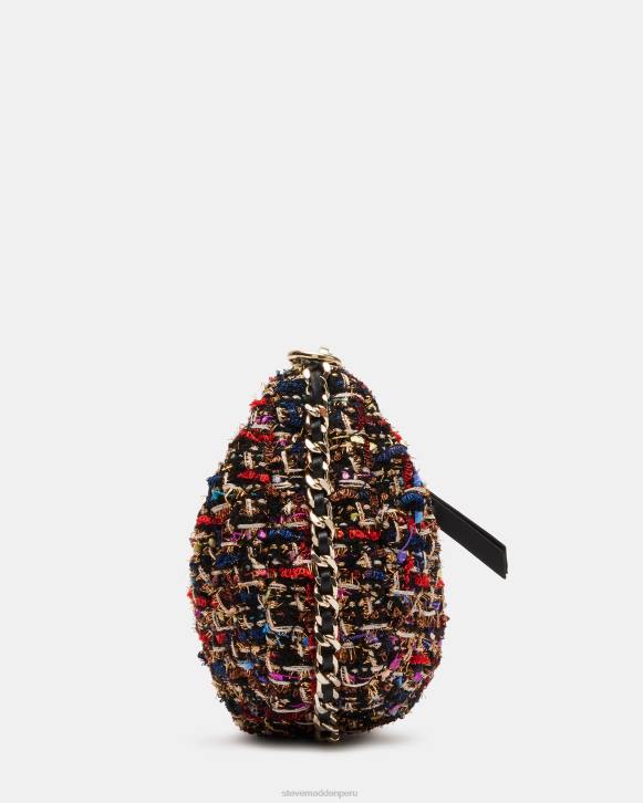 Steve Madden bolsa unisexo tweed negro 4DZJ367 multi