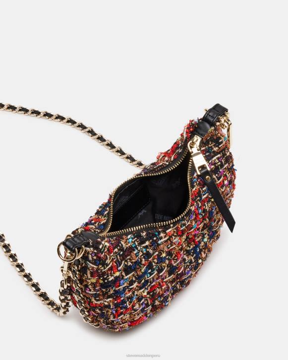 Steve Madden bolsa unisexo tweed negro 4DZJ367 multi