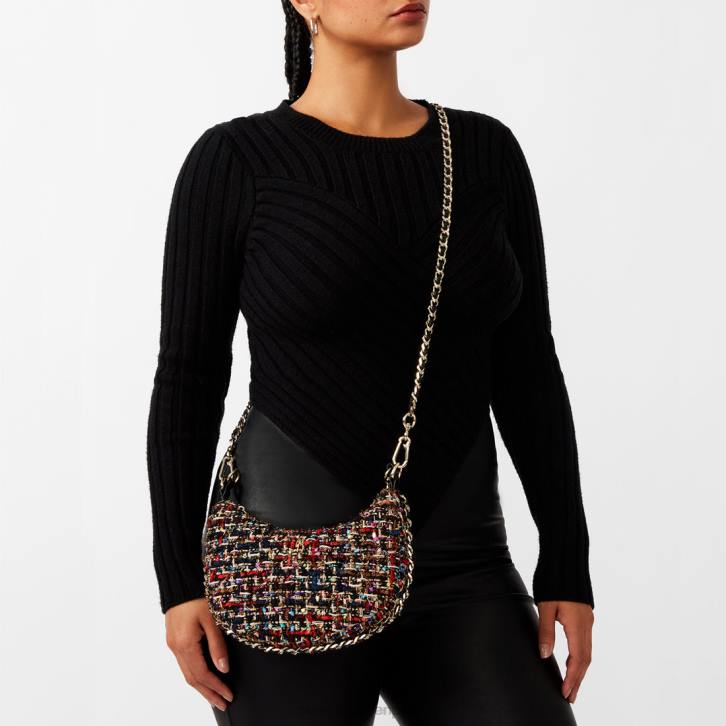 Steve Madden bolsa unisexo tweed negro 4DZJ367 multi