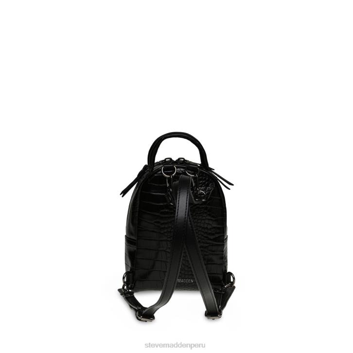 Steve Madden bolsa unisexo cocodrilo bjake 4DZJ464 negro