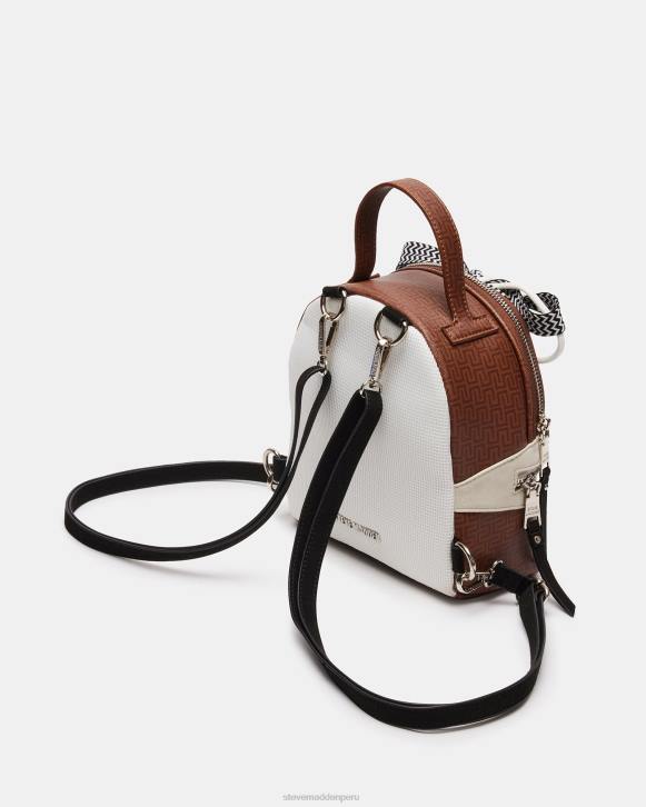 Steve Madden bolsa unisexo perforando 4DZJ473 marrón múltiple