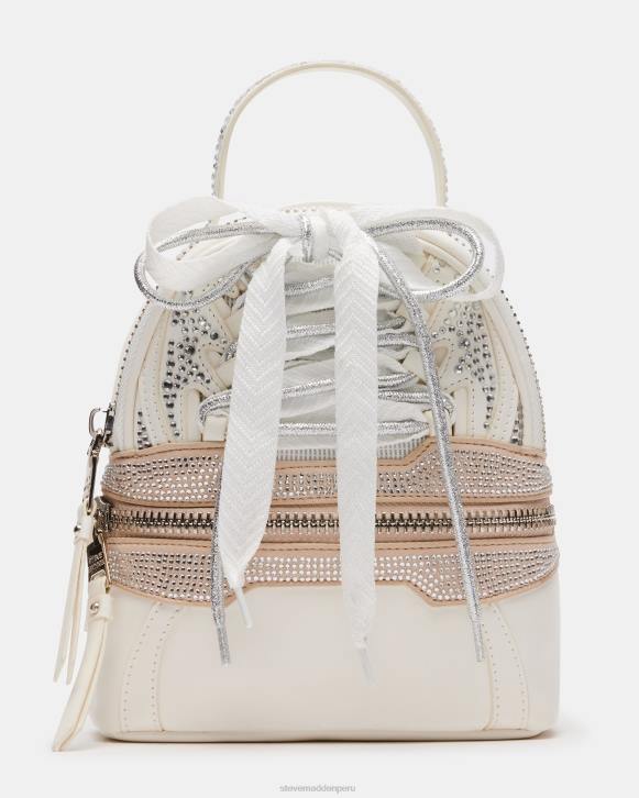 Steve Madden bolsa unisexo perforando 4DZJ477 blanco multicolor