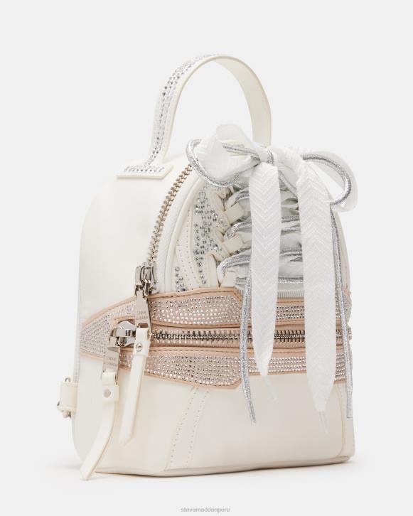 Steve Madden bolsa unisexo perforando 4DZJ477 blanco multicolor