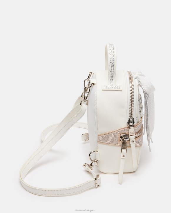 Steve Madden bolsa unisexo perforando 4DZJ477 blanco multicolor