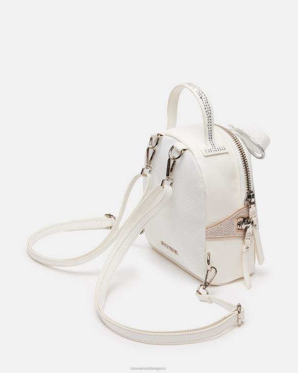 Steve Madden bolsa unisexo perforando 4DZJ477 blanco multicolor