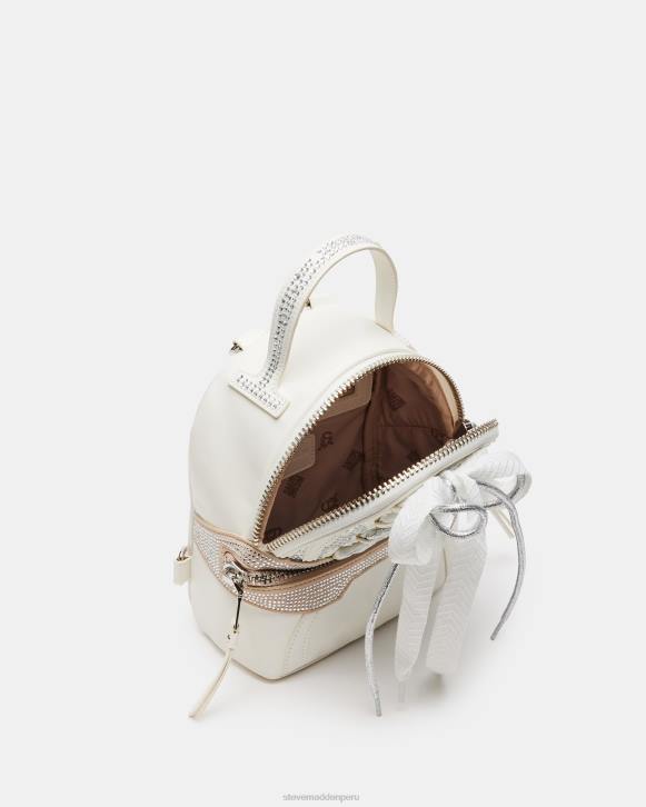 Steve Madden bolsa unisexo perforando 4DZJ477 blanco multicolor