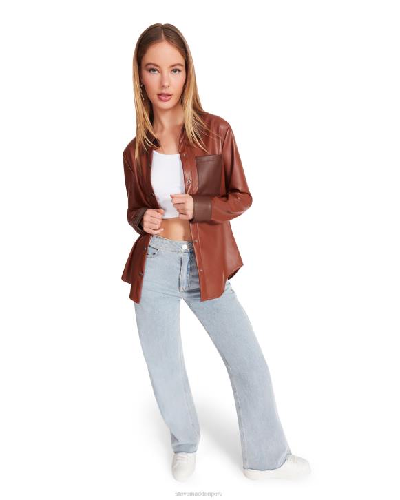 Steve Madden agotador mujer Sam superior 4DZJ627 coñac