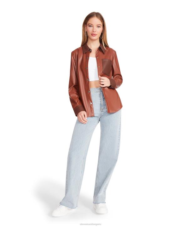 Steve Madden agotador mujer Sam superior 4DZJ627 coñac