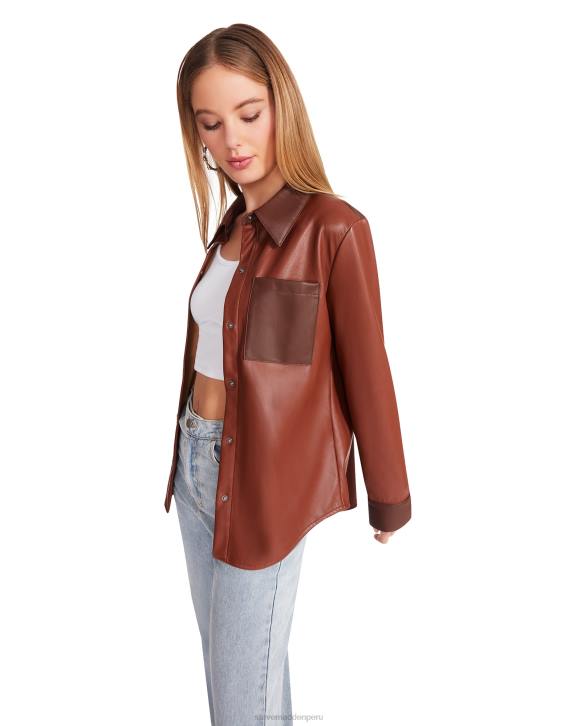 Steve Madden agotador mujer Sam superior 4DZJ627 coñac