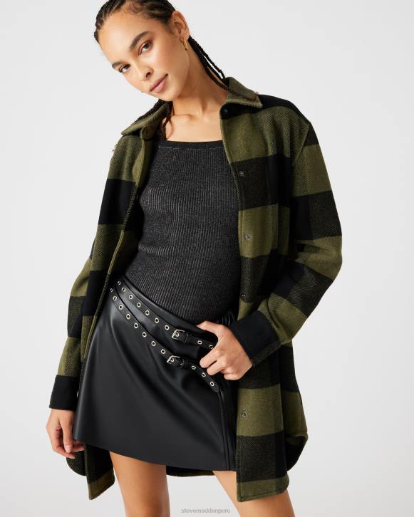 Steve Madden agotador mujer abrigo a cuadros eldridge 4DZJ577 sabio