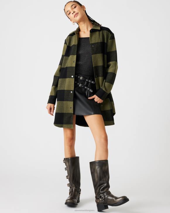 Steve Madden agotador mujer abrigo a cuadros eldridge 4DZJ577 sabio