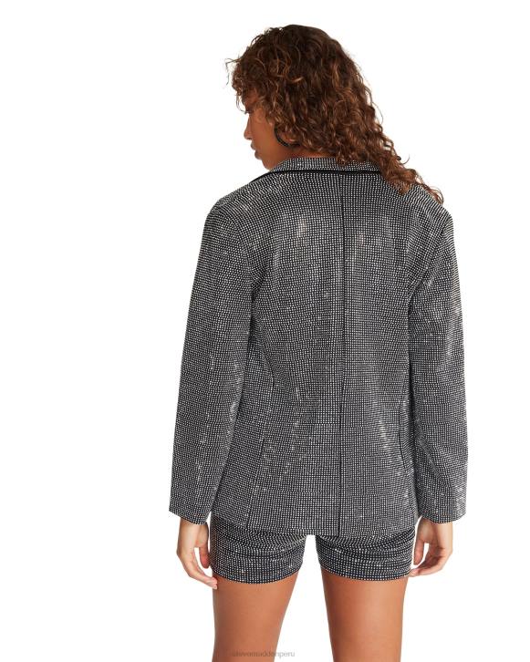 Steve Madden agotador mujer chaqueta aya 4DZJ598 plata