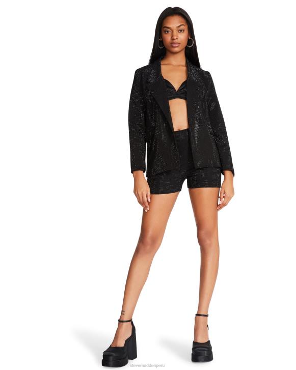 Steve Madden agotador mujer chaqueta aya 4DZJ599 negro