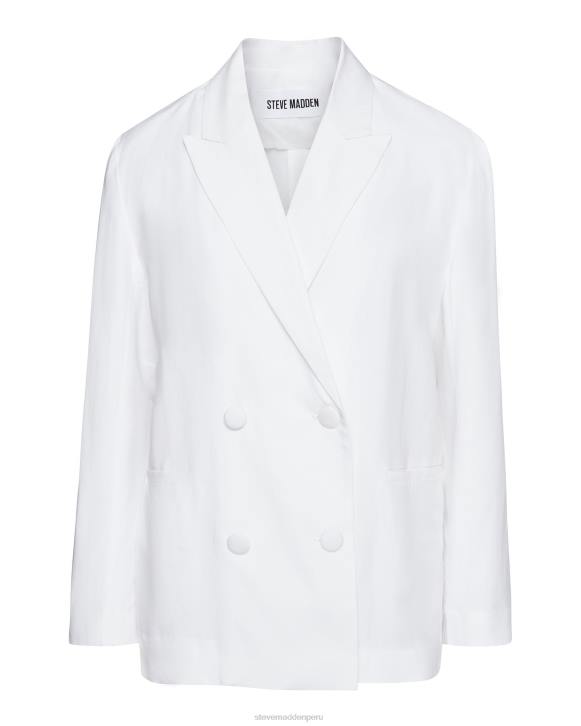 Steve Madden agotador mujer chaqueta baldwin 4DZJ595 blanco