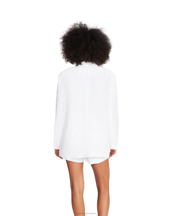Steve Madden agotador mujer chaqueta baldwin 4DZJ595 blanco