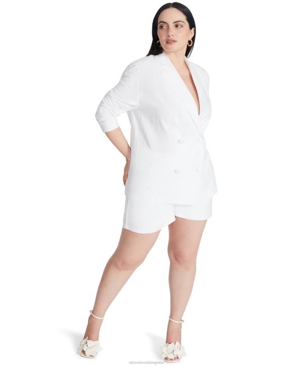 Steve Madden agotador mujer chaqueta baldwin 4DZJ595 blanco