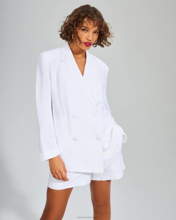 Steve Madden agotador mujer chaqueta baldwin 4DZJ595 blanco